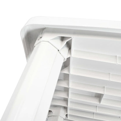 Tuintafel Kunststof 101 x 68 x 72 cm Wit