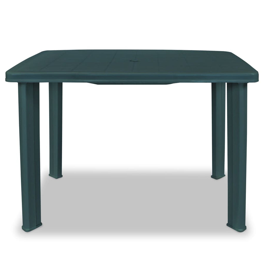 Tuintafel Kunststof 101 x 68 x 72 cm Groen