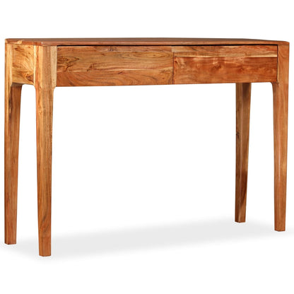 Wandtafel 118x30x80 cm massief hout