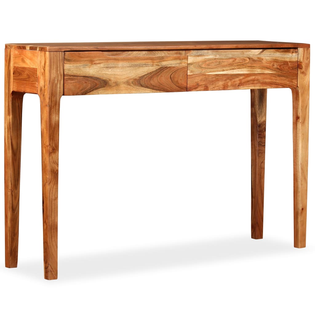 Wandtafel 118x30x80 cm massief hout