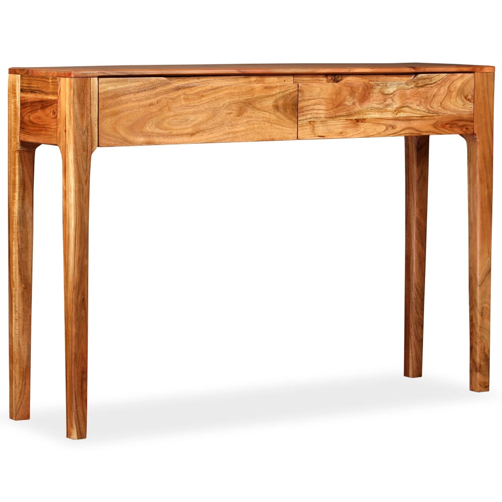 Wandtafel 118x30x80 cm massief hout