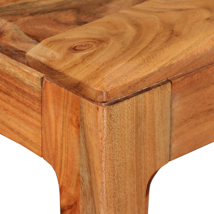 Eettafel 118x60x76 cm massief hout