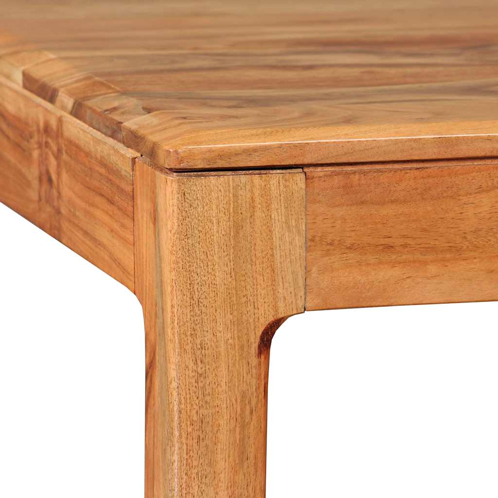 Eettafel 118x60x76 cm massief hout