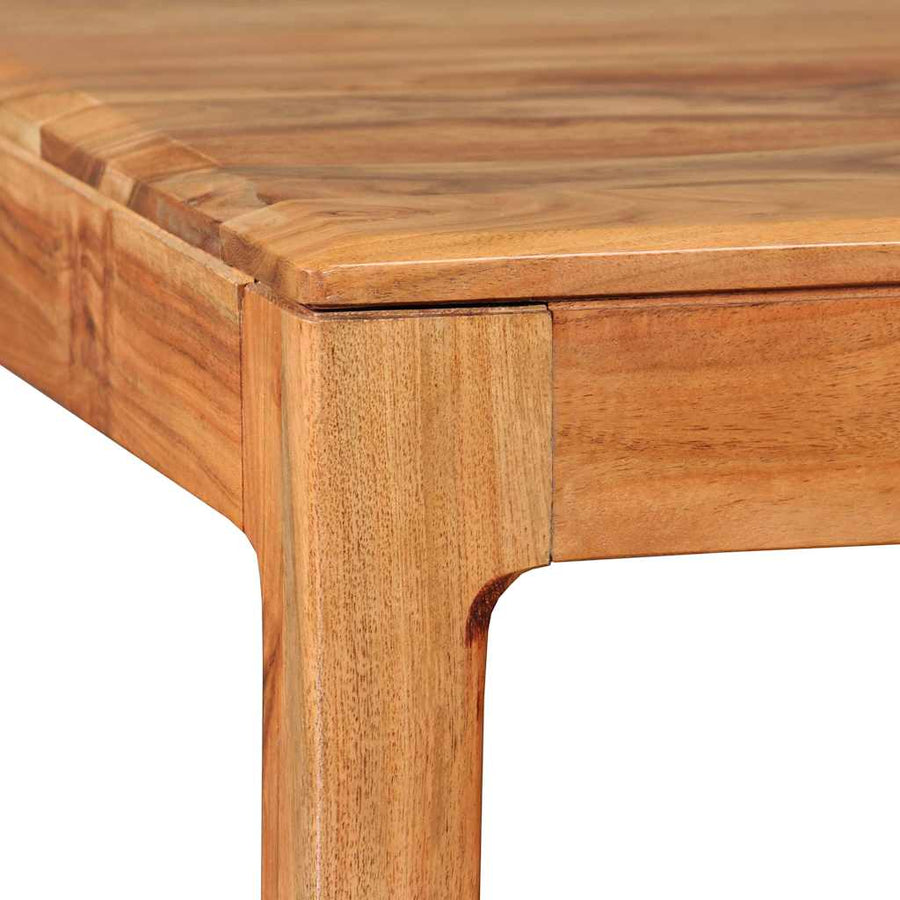 Eettafel 118x60x76 cm massief hout