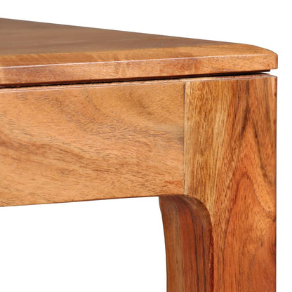 Eettafel 118x60x76 cm massief hout