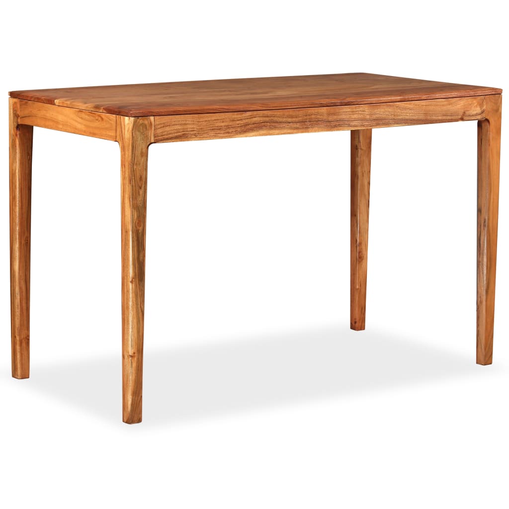 Eettafel 118x60x76 cm massief hout