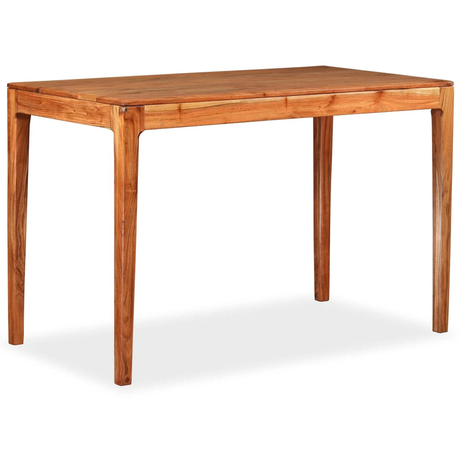 Eettafel 118x60x76 cm massief hout