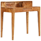 Schrijftafel massief acaciahout 88x50x90 cm