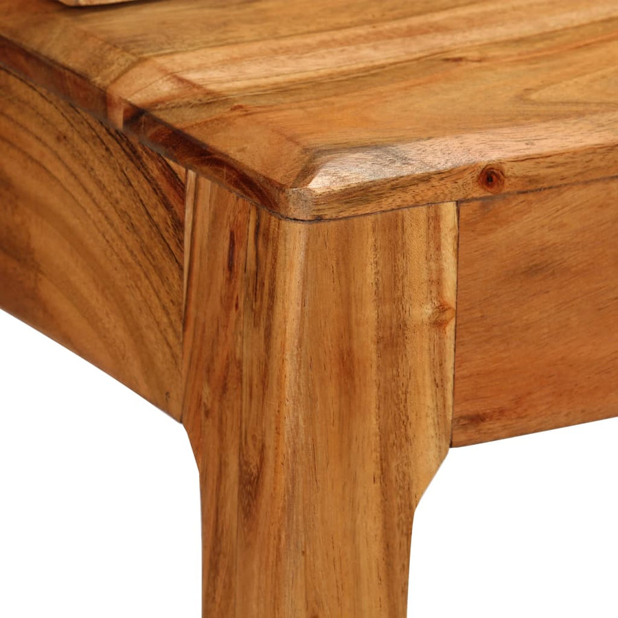 Schrijftafel met lades 88x50x90 cm massief hout