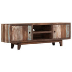 Tv-meubel massief acaciahout 118x30x40 cm