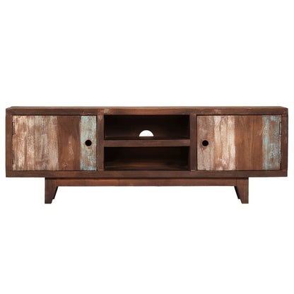 Tv-meubel vintage stijl 118x30x40 cm massief acaciahout