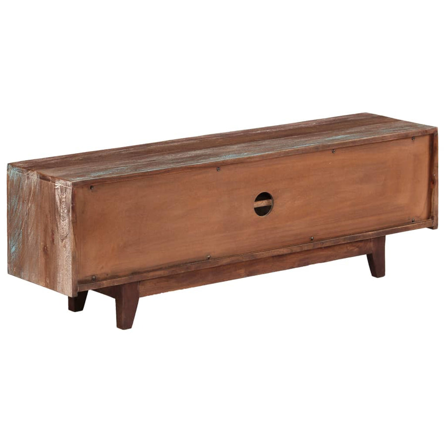Tv-meubel vintage stijl 118x30x40 cm massief acaciahout