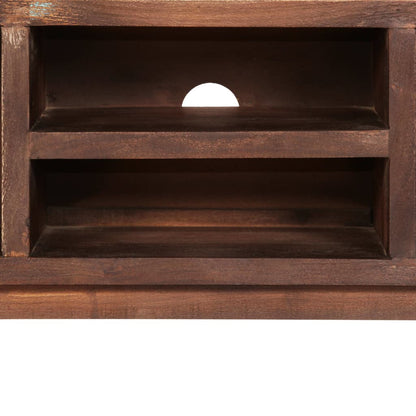 Tv-meubel vintage stijl 118x30x40 cm massief acaciahout
