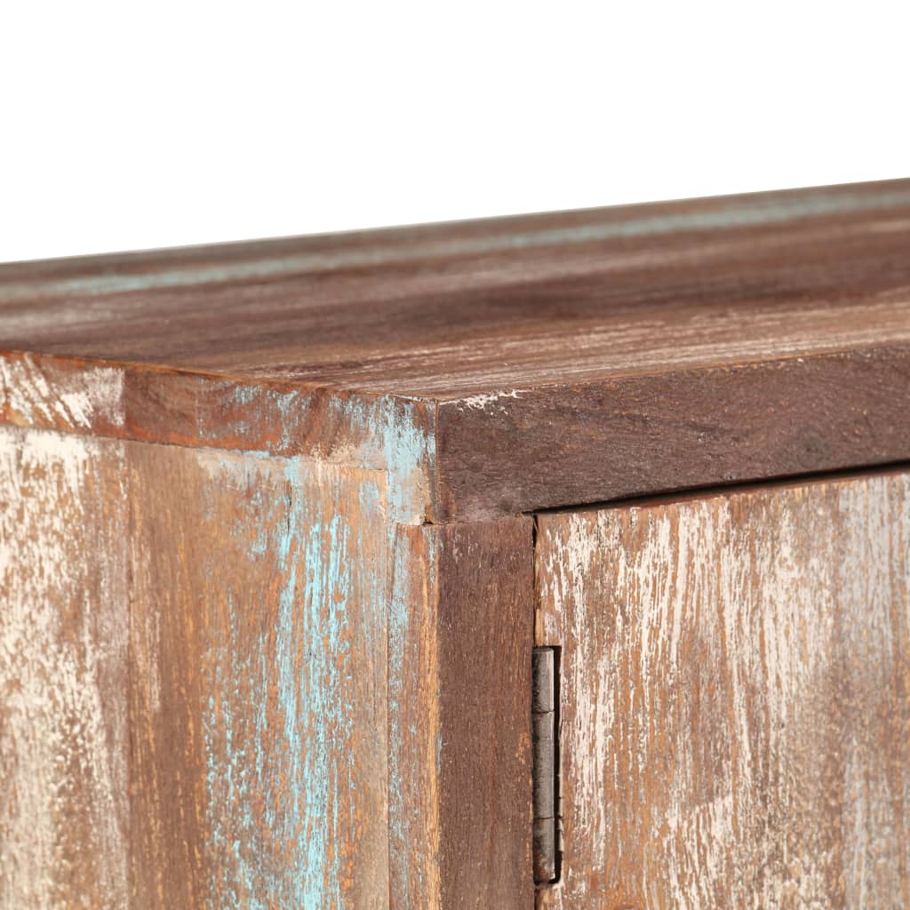 Tv-meubel vintage stijl 118x30x40 cm massief acaciahout
