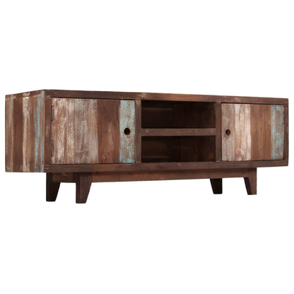 Tv-meubel vintage stijl 118x30x40 cm massief acaciahout