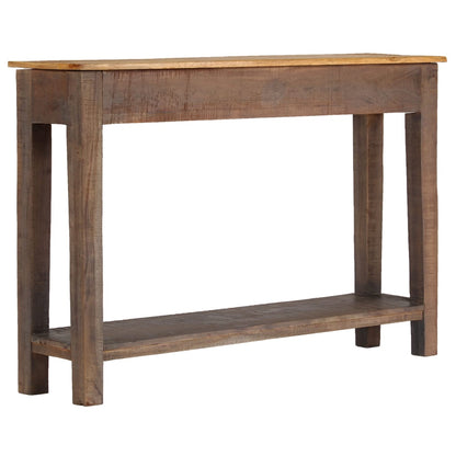 Wandtafel Vintage Stijl 118X30X80 Cm Massief Hout Donkerbruin