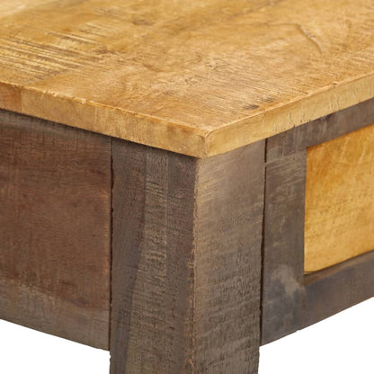 Wandtafel Vintage Stijl 118X30X80 Cm Massief Hout Donkerbruin
