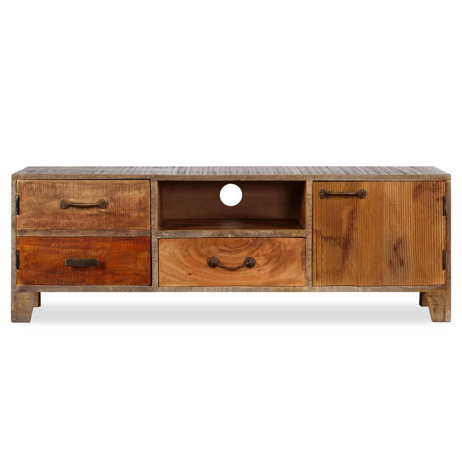 Tv-meubel vintage 118x30x40 cm massief hout