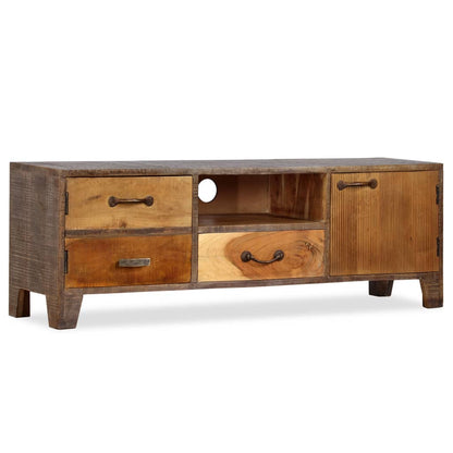 Tv-meubel vintage 118x30x40 cm massief hout