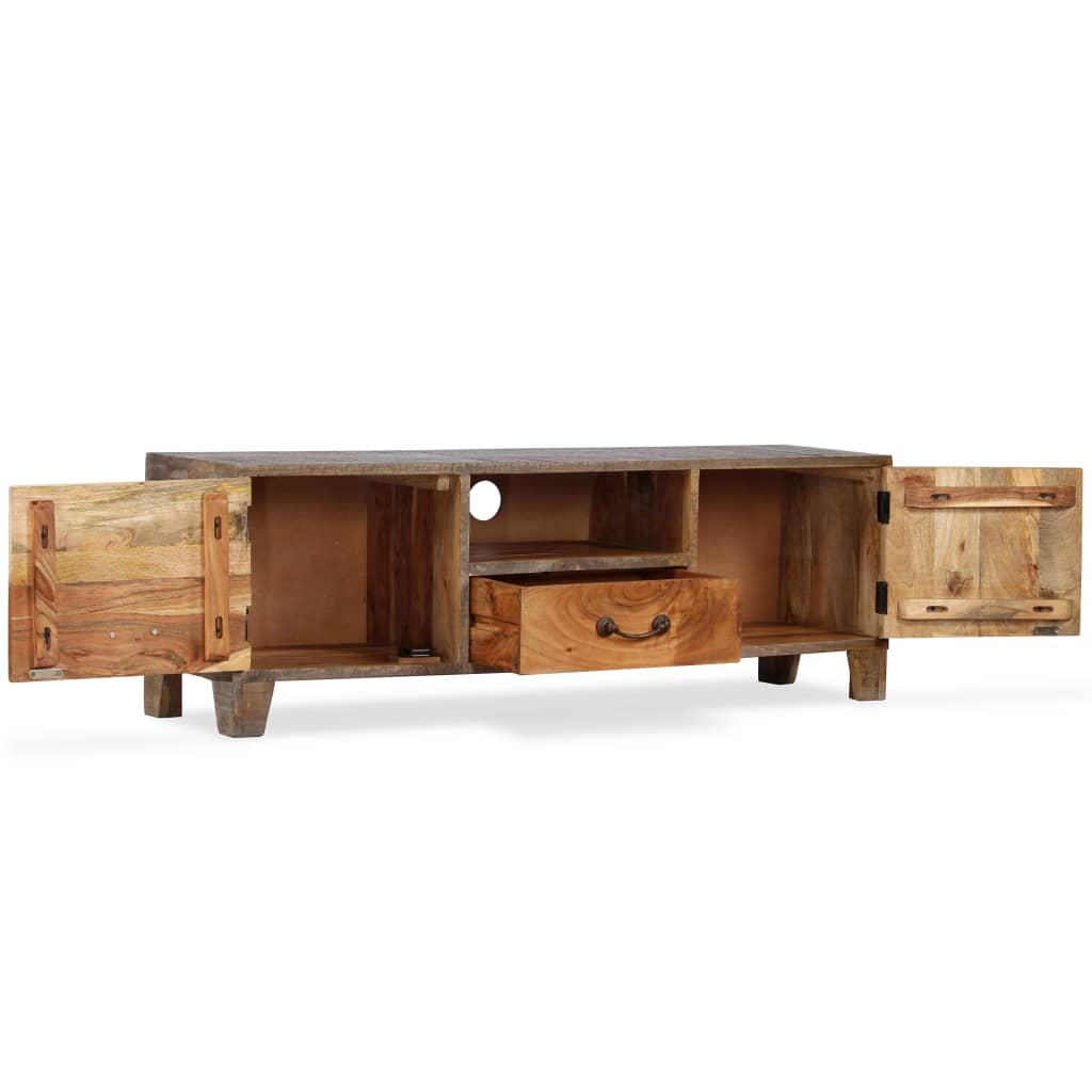 Tv-meubel vintage 118x30x40 cm massief hout