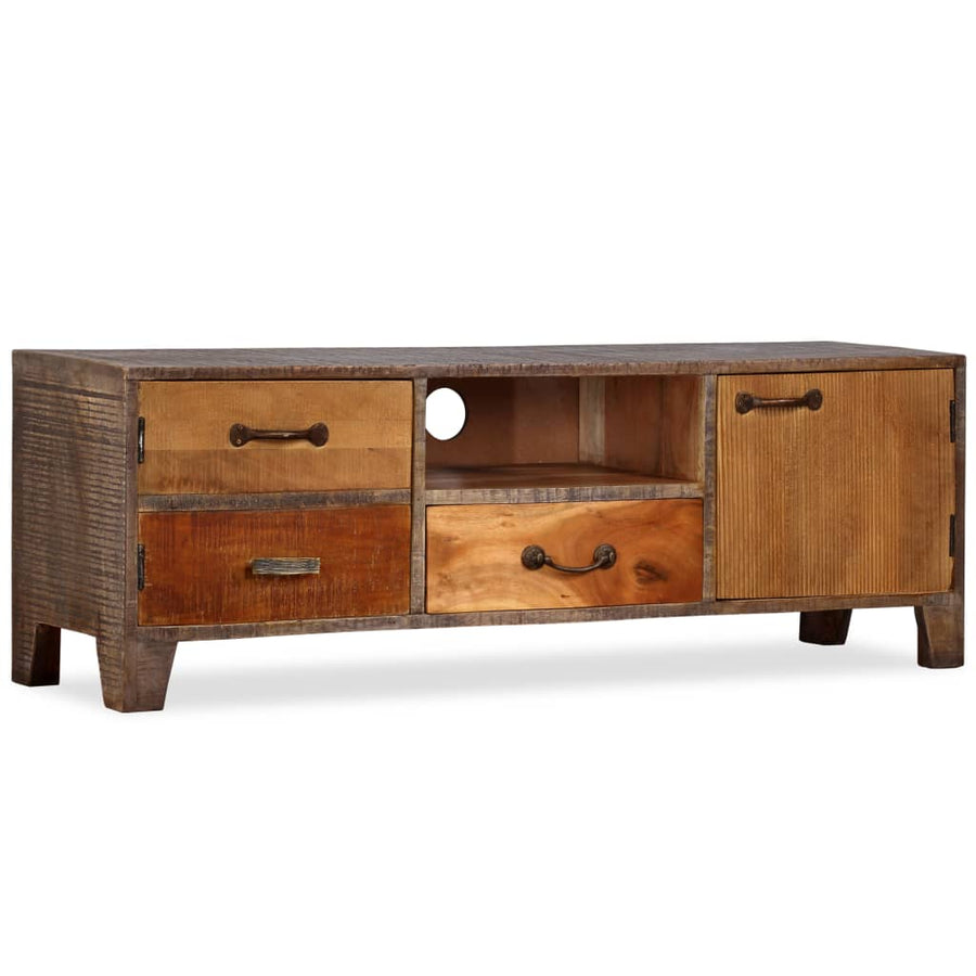 Tv-meubel vintage 118x30x40 cm massief hout
