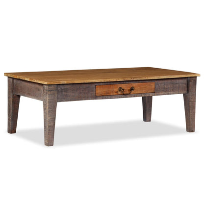 Salontafel vintage stijl 118x60x40 cm massief hout