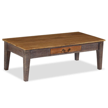 Salontafel vintage stijl 118x60x40 cm massief hout