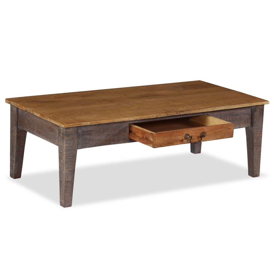 Salontafel vintage stijl 118x60x40 cm massief hout