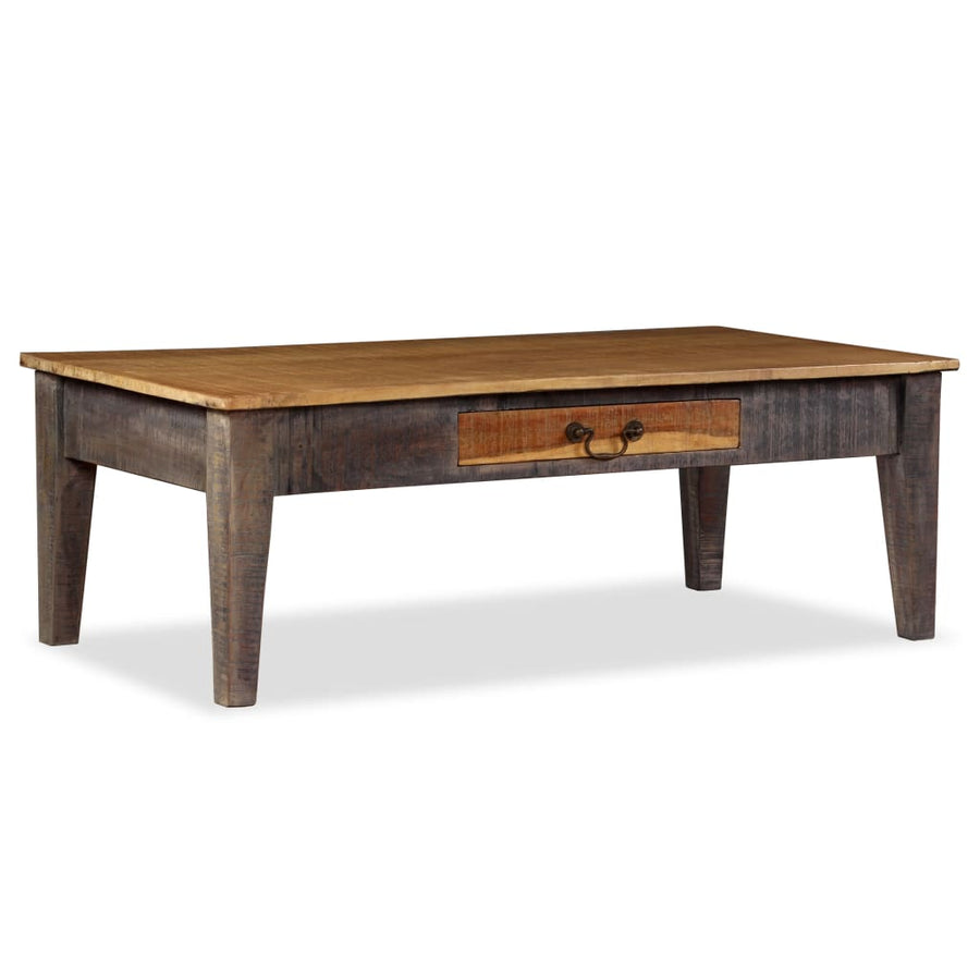 Salontafel vintage stijl 118x60x40 cm massief hout