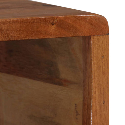 Salontafel met bewerkte lade 100x50x40 cm massief hout