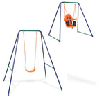 Peuterschommel 2-in-1 oranje