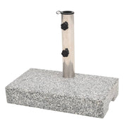 Rectangular Parasol Base 25 kg Granite