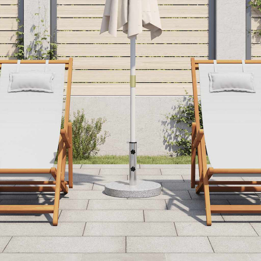 Parasolvoet Rond Graniet 1 20 kg Grijs