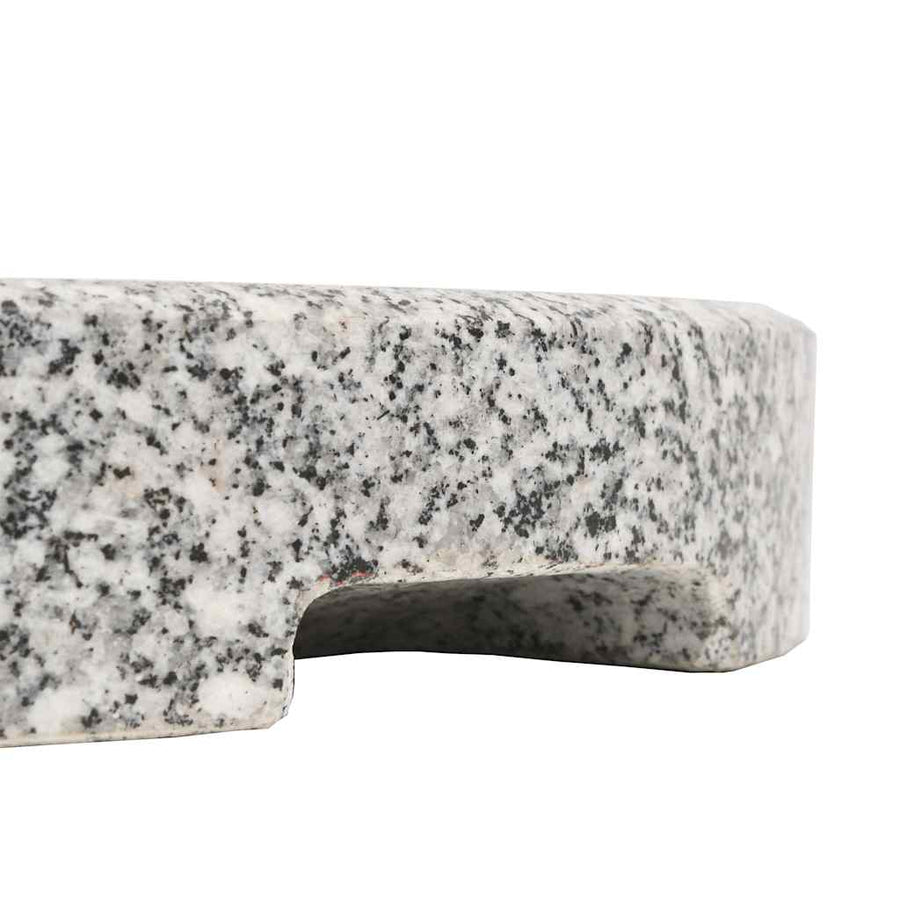 Parasolvoet Rond Graniet 1 20 kg Grijs