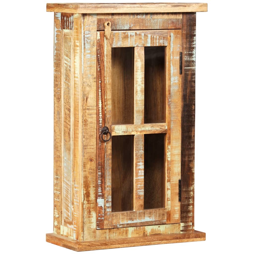 Wandkast 44X21X72 Cm Massief Gerecycled Hout