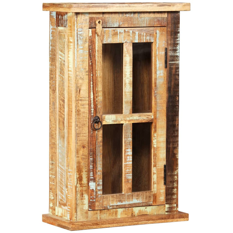 Wandkast 44X21X72 Cm Massief Gerecycled Hout