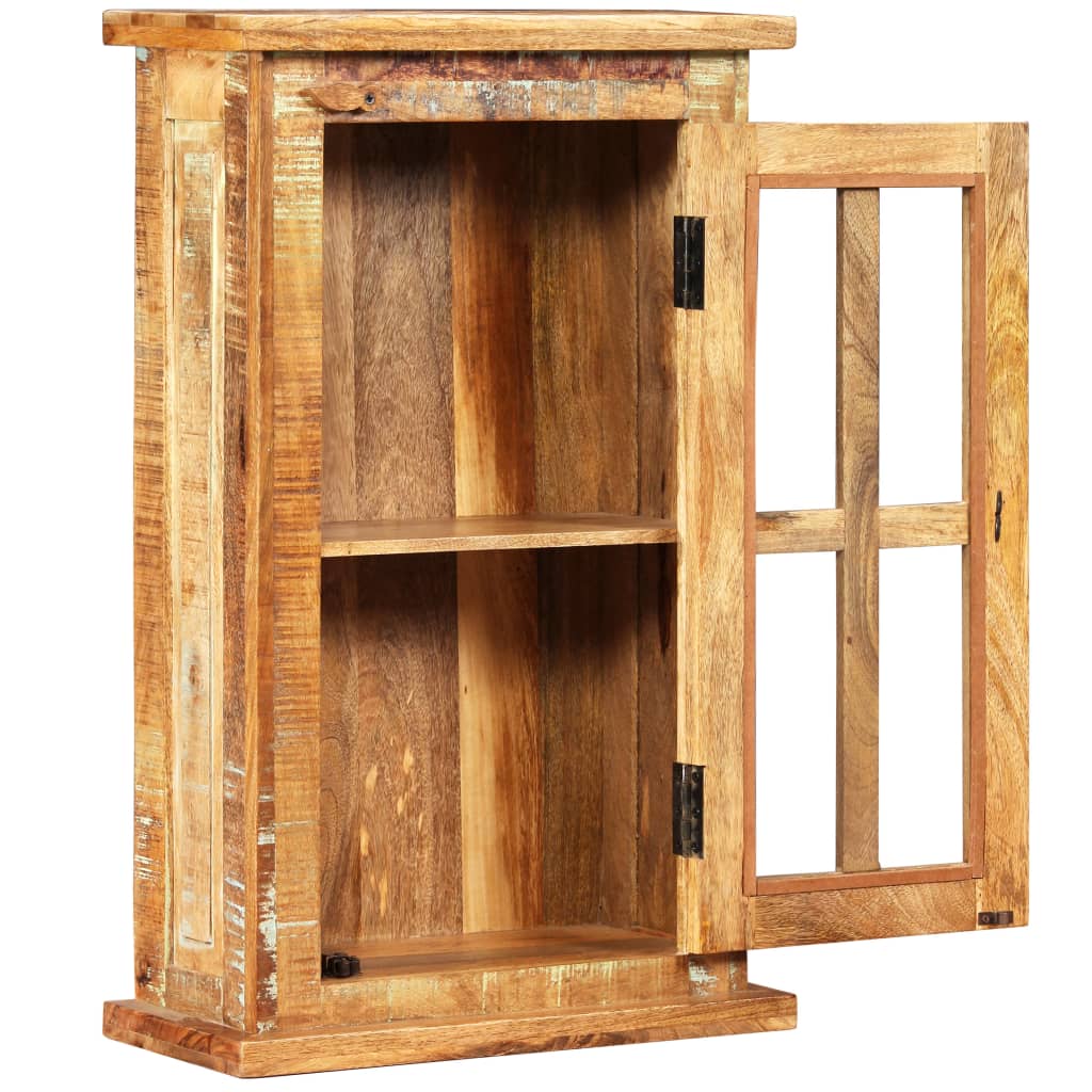 Wandkast 44X21X72 Cm Massief Gerecycled Hout