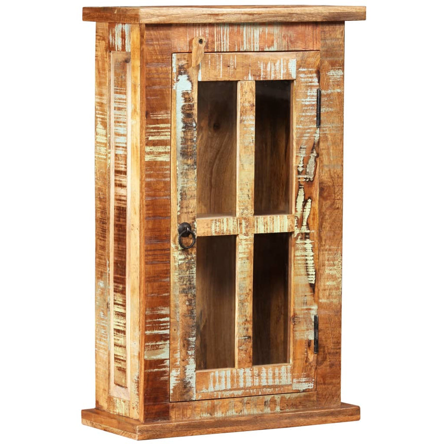 Wandkast 44X21X72 Cm Massief Gerecycled Hout