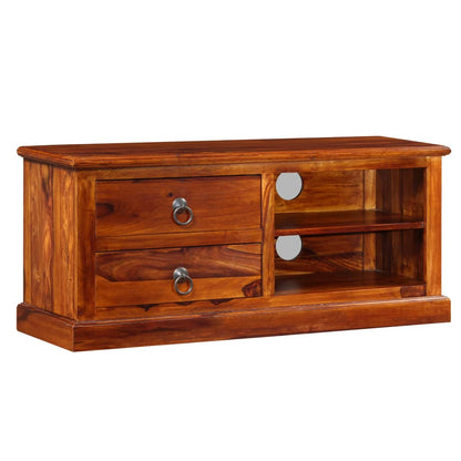 Tv-Meubel 90X30X40 Cm Massief Acaciahout