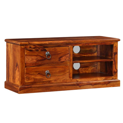 Tv-Meubel 90X30X40 Cm Massief Acaciahout