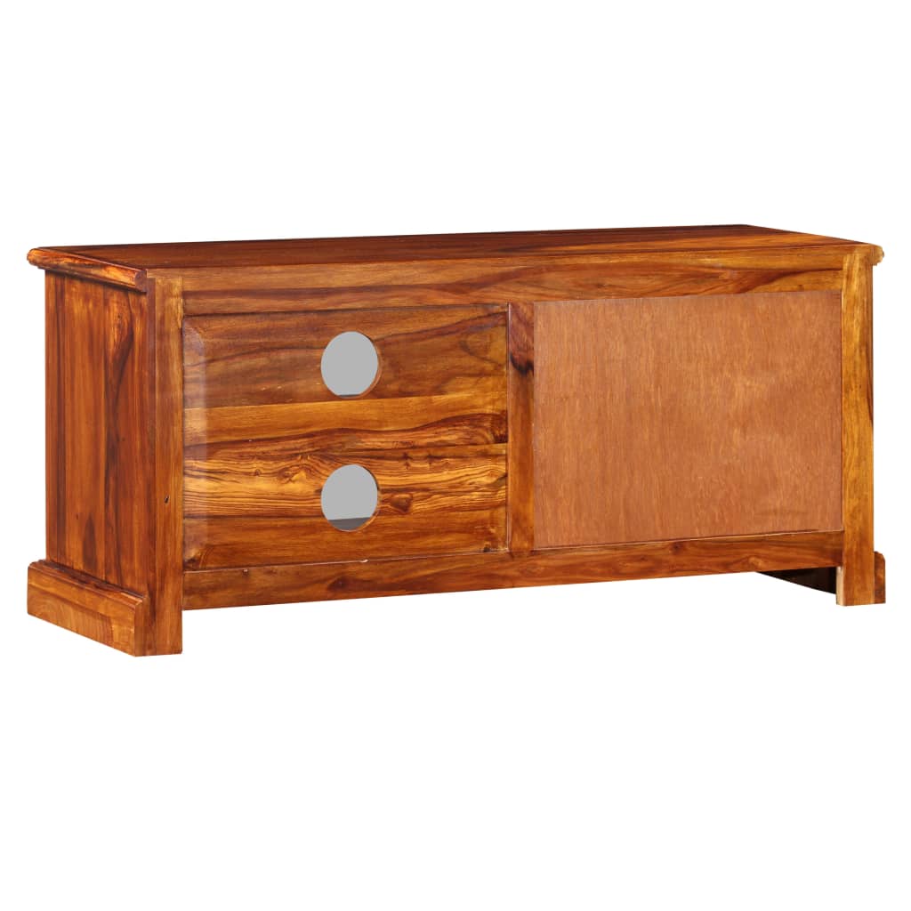 Tv-Meubel 90X30X40 Cm Massief Acaciahout