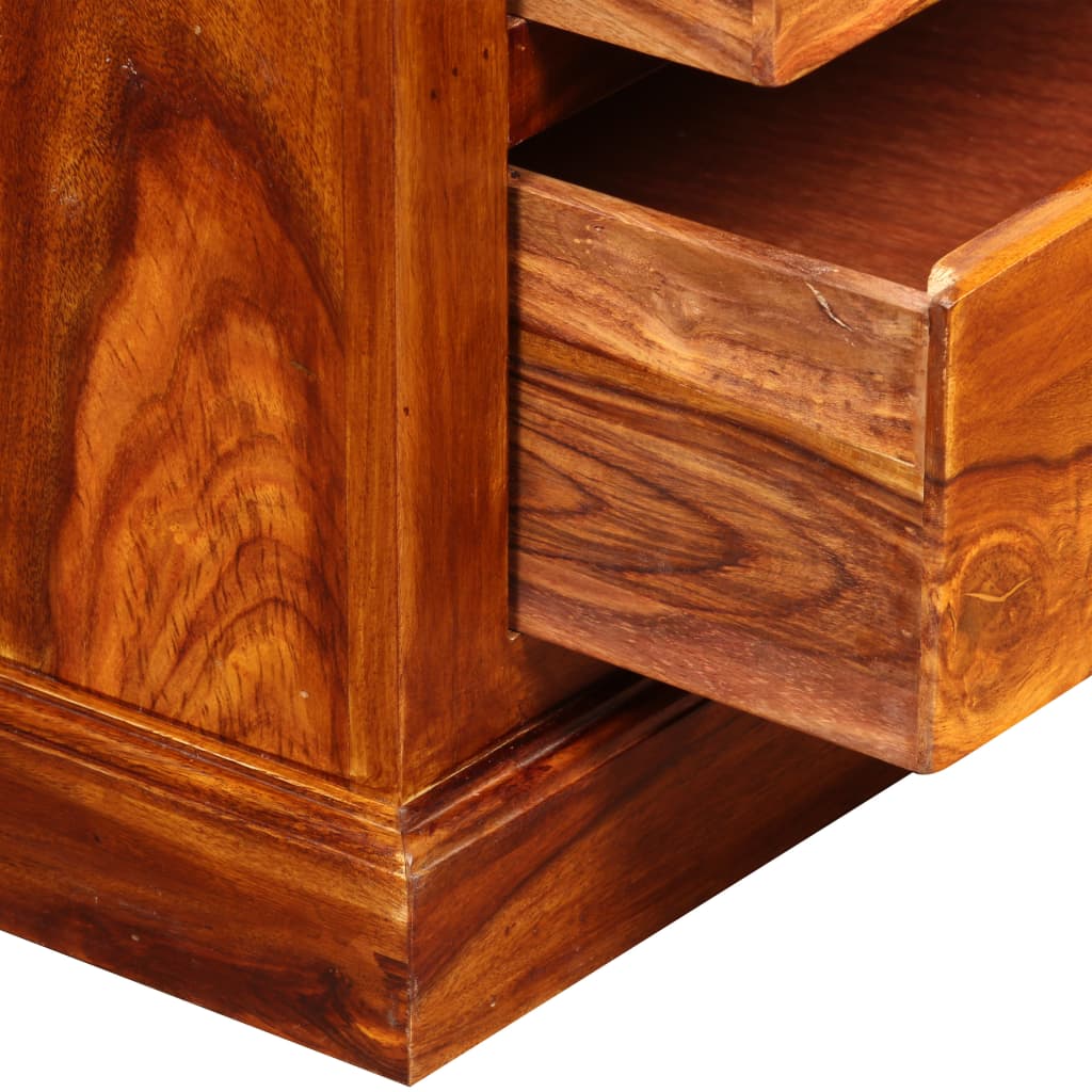 Tv-Meubel 90X30X40 Cm Massief Acaciahout