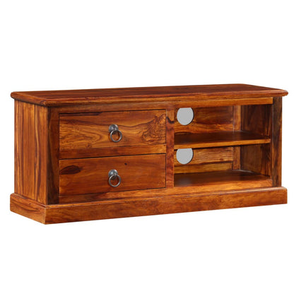 Tv-Meubel 90X30X40 Cm Massief Acaciahout