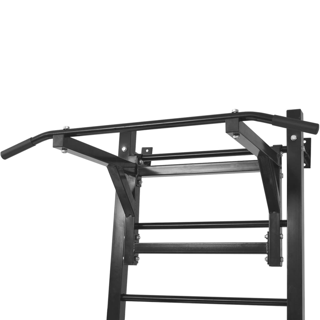 Fitnessapparaat Wandgemonteerd Zwart