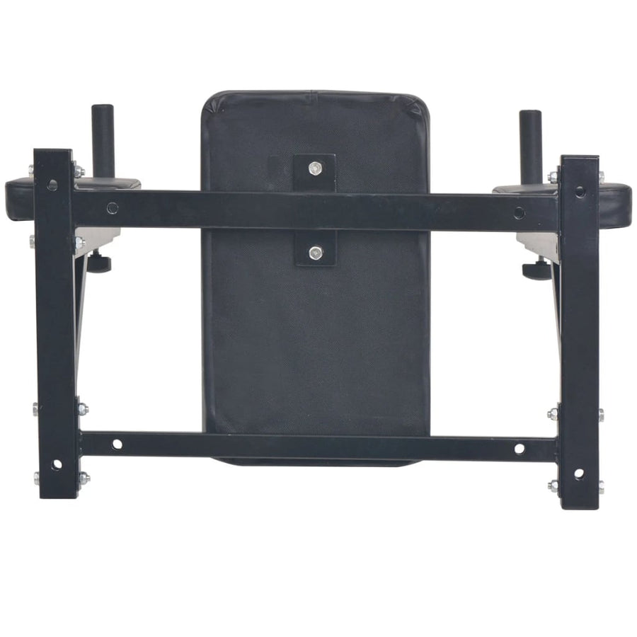 Dipstation Fitnessapparaat Wandgemonteerd Zwart