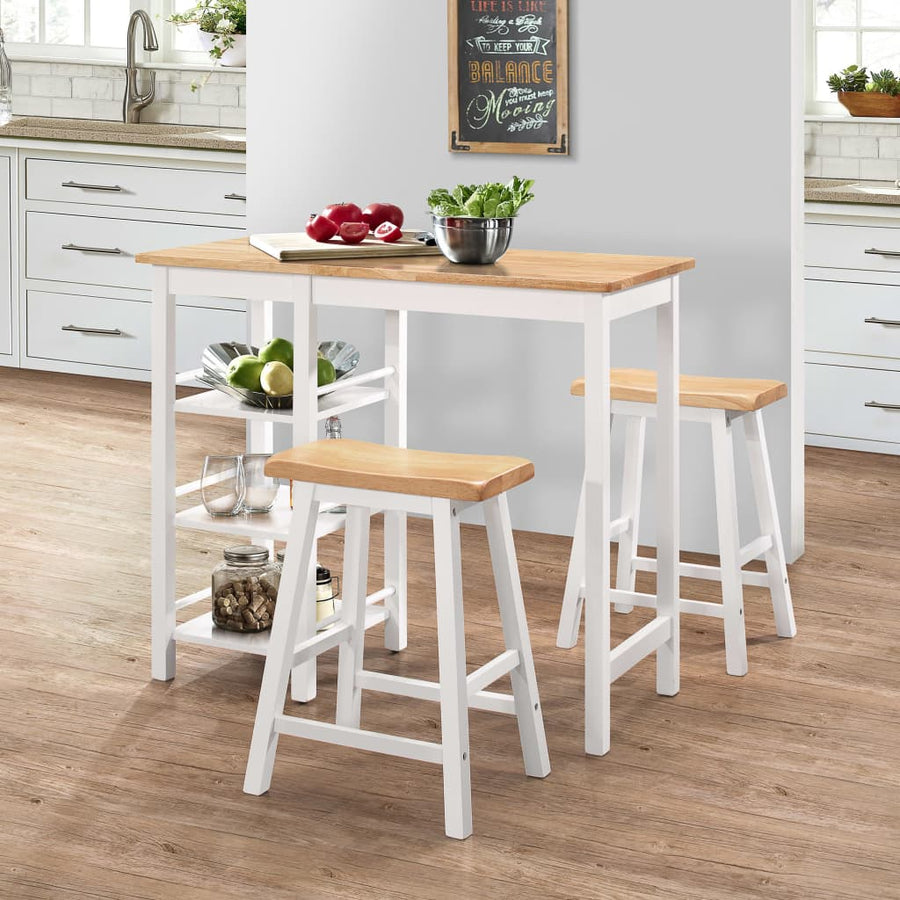 -Delige Barset Mdf 3 Wit