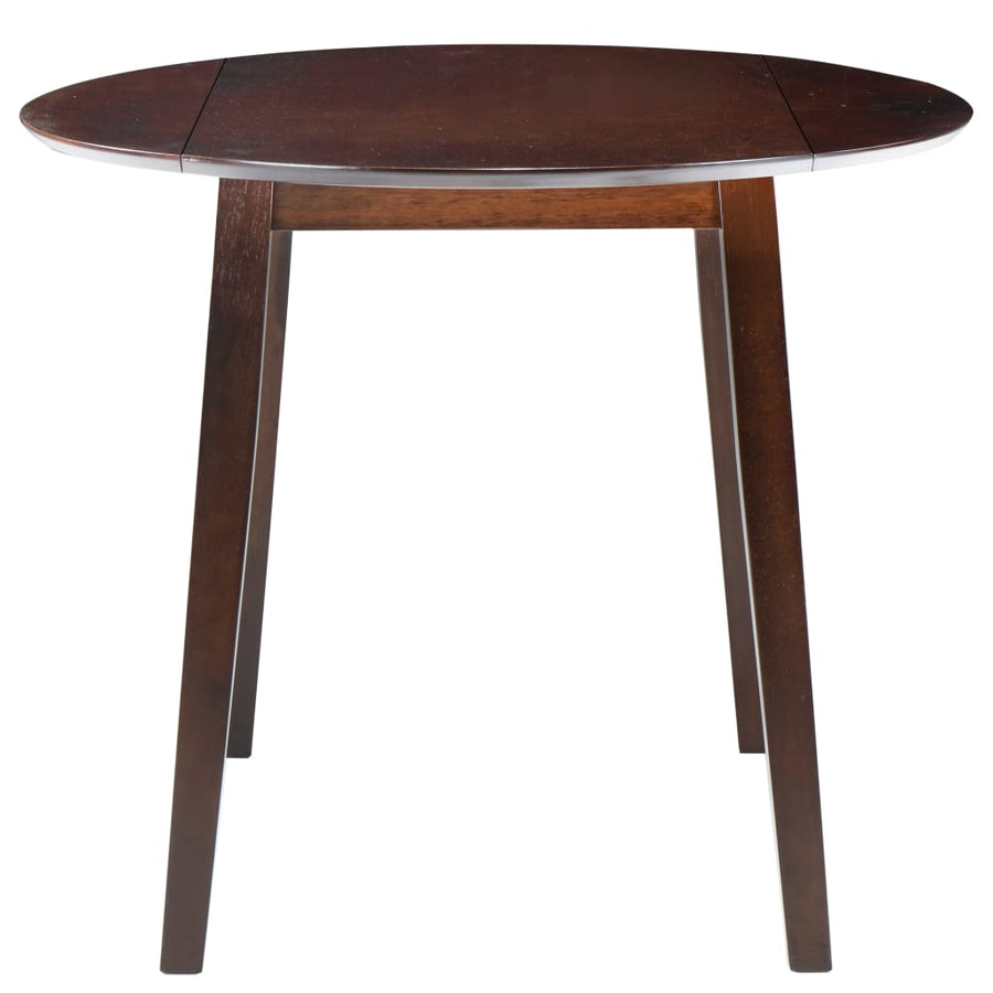 Eettafel Inklapbaar Rond Mdf Bruin
