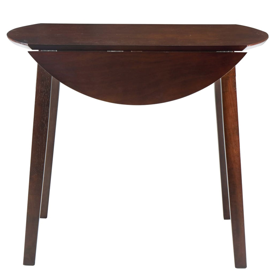 Eettafel Inklapbaar Rond Mdf Bruin