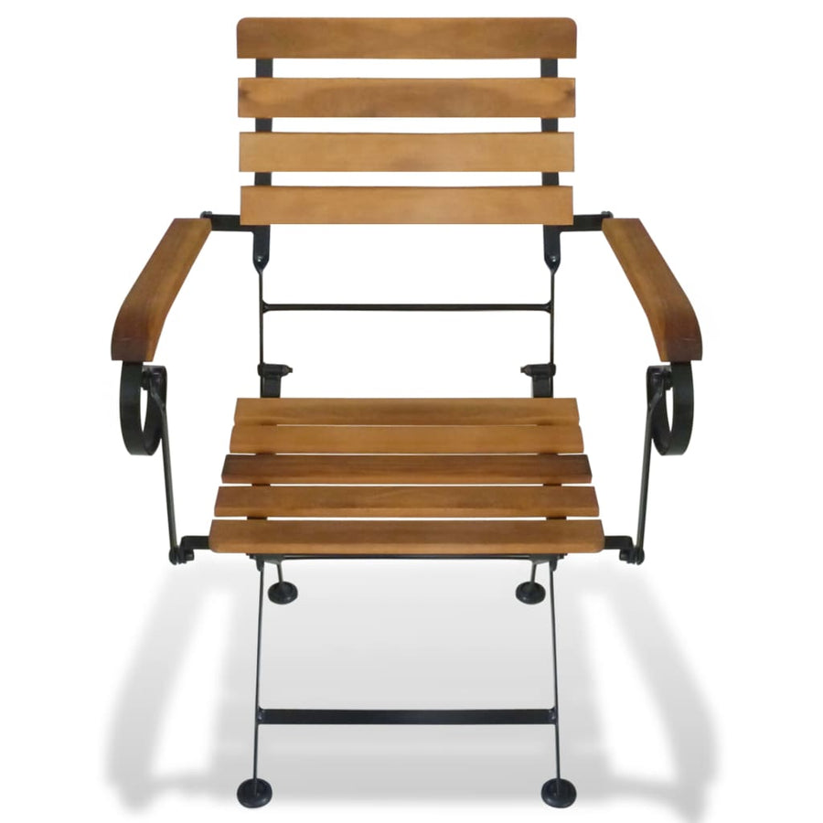 Tuinstoelen Inklapbaar Staal En Massief Acaciahout 2