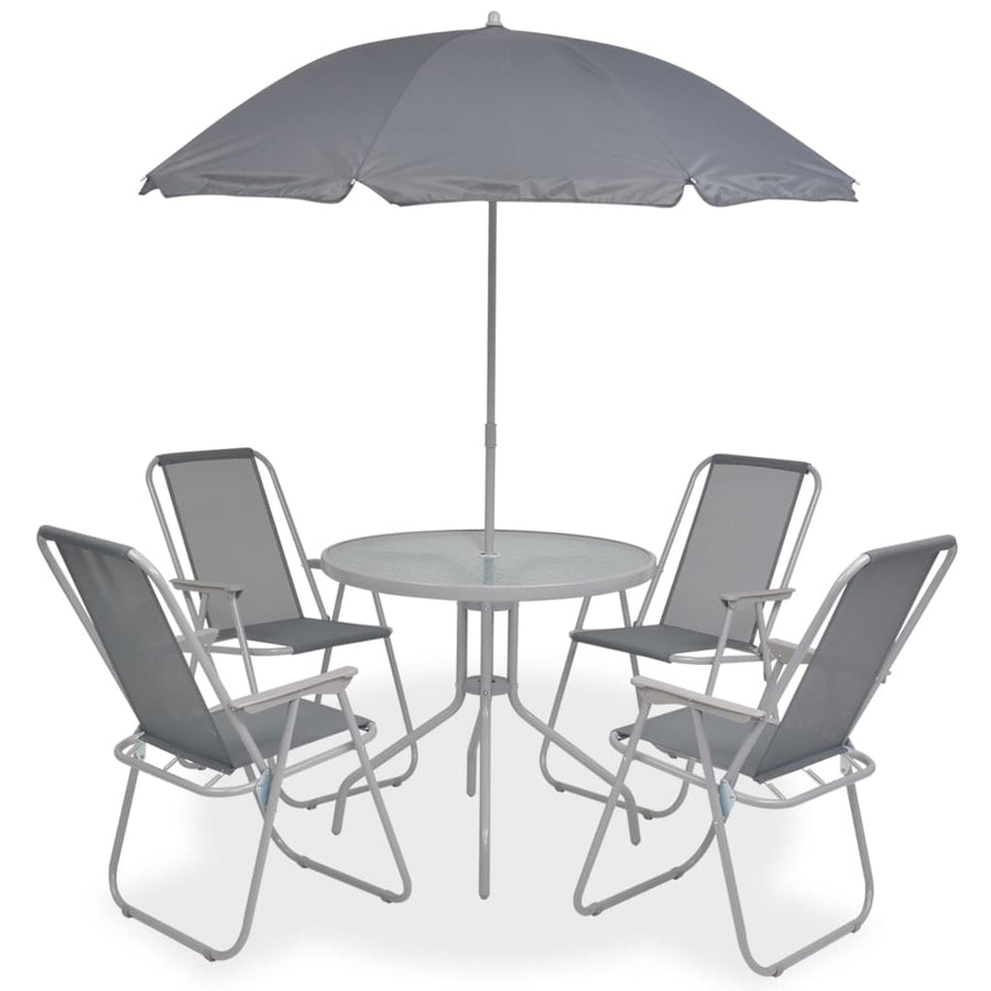 -Delige Tuinset Staal En Textileen 6